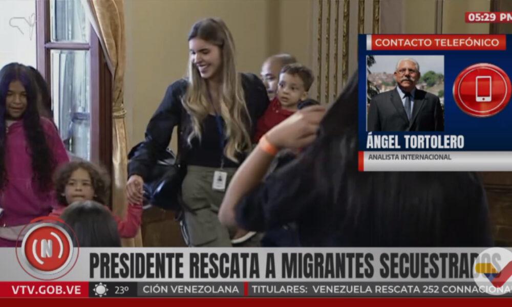 Pdte. Maduro recibe a 7 niños repatriados desde EE.UU. en emotivo reencuentro familiar en Miraflores