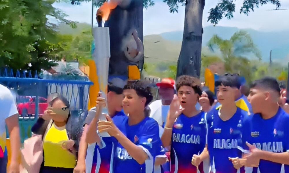 Fuego Patrio de los Juegos Deportivos Nacionales Estudiantiles 2025 iluminó Aragua