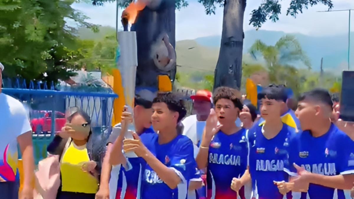 Fuego Patrio de los Juegos Deportivos Nacionales Estudiantiles 2025 iluminó Aragua