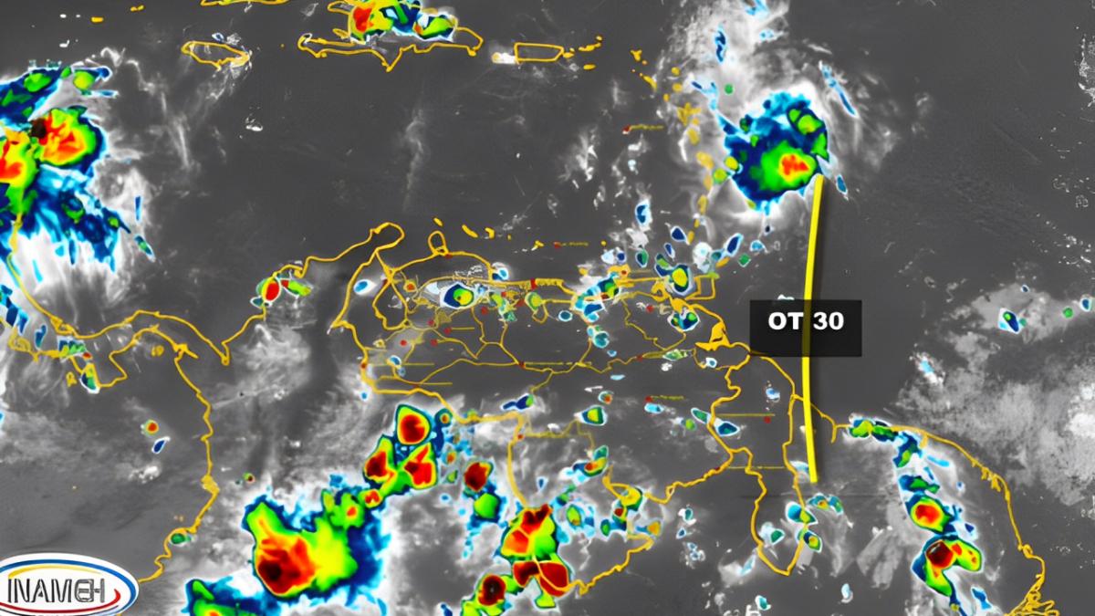 Onda Tropical 30 ingresará a Venezuela con lluvias y descargas eléctricas en las próximas horas