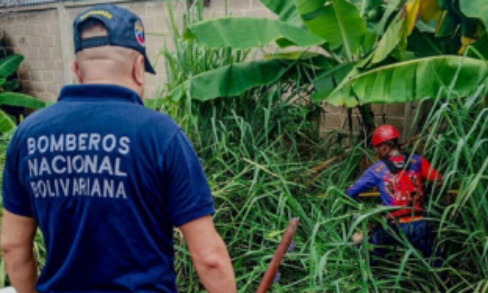 Bomberos rescatan cadáver de mujer en Zona industrial de Cagua