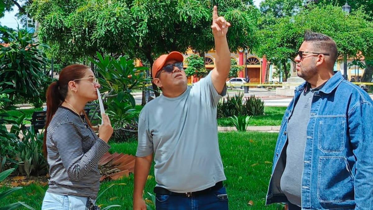 Alcalde de Ribas supervisa rehabilitación de plaza José Félix Ribas