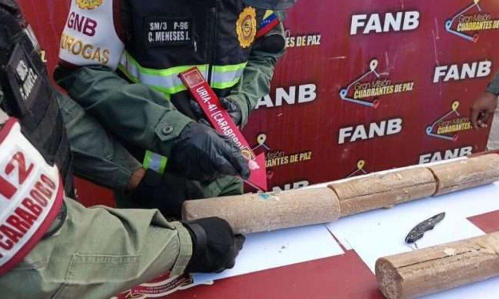 FANB incauta 26 kilos de cocaína oculta en maquinaria pesada en Carabobo