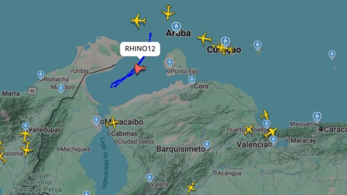 EXTRAOFICIAL: Aviones de guerra de EE.UU. sobrevuelan el Golfo de Venezuela en medio de tensiones