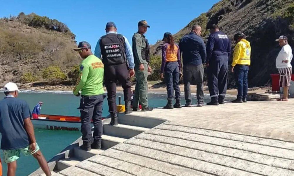 Seguridad en Ocumare rescata a 8 bañistas en apuros
