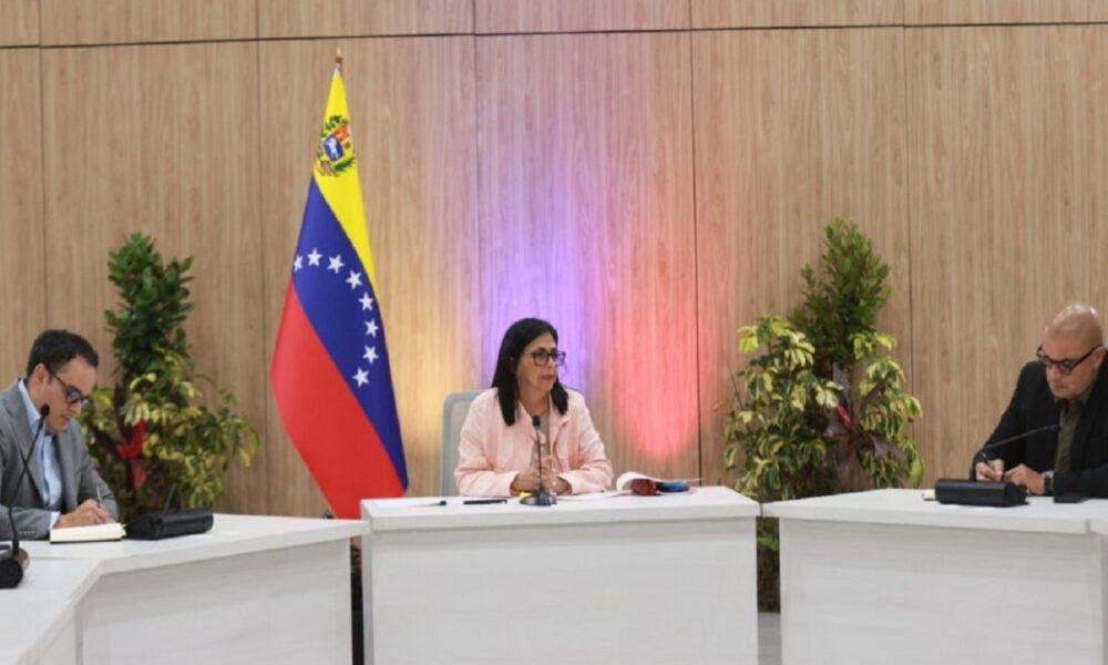 Delcy Rodríguez: «No hay agente externo que gobierne a Venezuela»