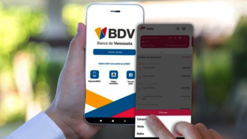 Más de 264 mil clientes del BDV compran divisas por la app