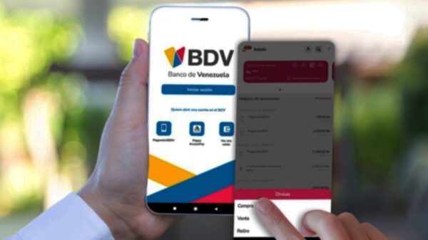 Más de 264 mil clientes del BDV compran divisas por la app