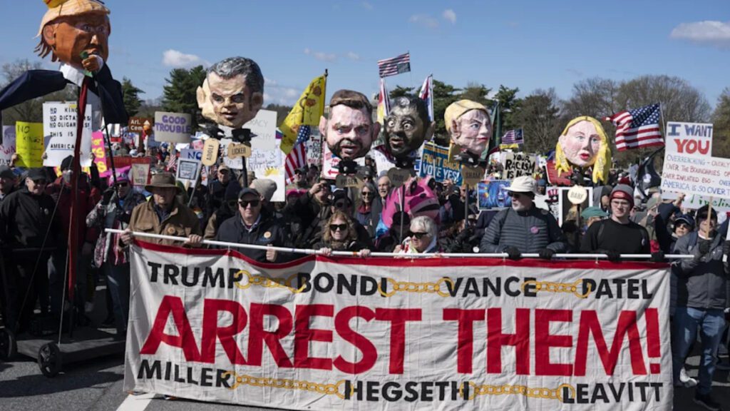 Crecen las protestas en EE.UU. contra Trump, la guerra en Irán y el ICE