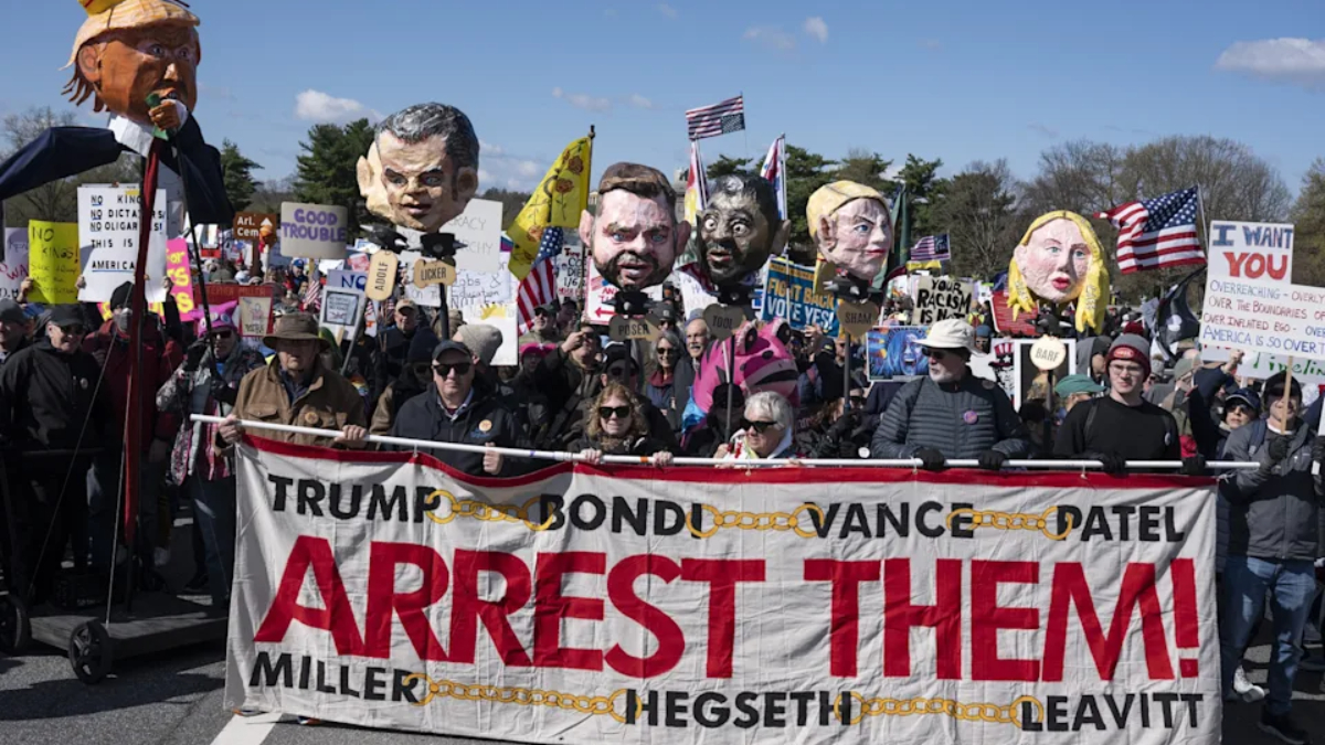 Crecen las protestas en EE.UU. contra Trump, la guerra en Irán y el ICE