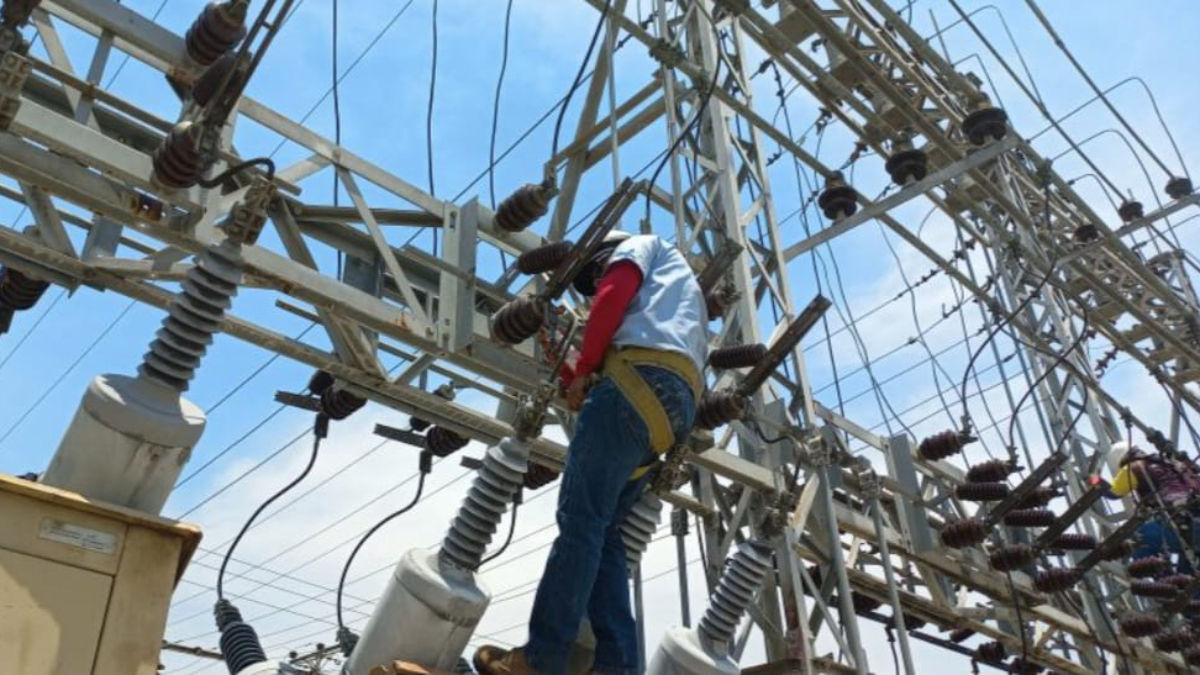 Corpoelec realiza mantenimiento preventivo en subestación San Ignacio en Girardot