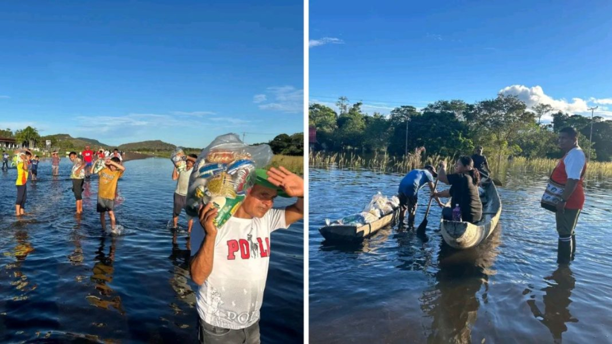 Fuertes lluvias elevan nivel del río Orinoco en Delta Amacuro y Amazonas