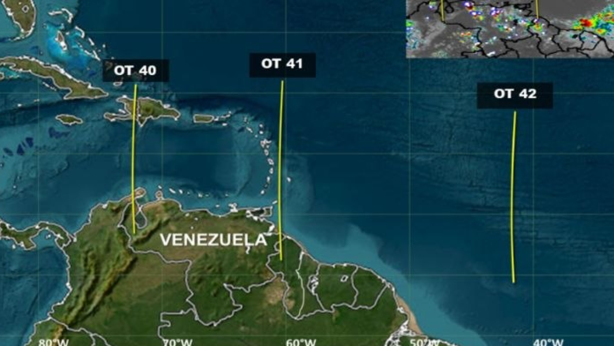 INAMEH: 2 nuevas ondas tropicales golpearán Venezuela esta semana