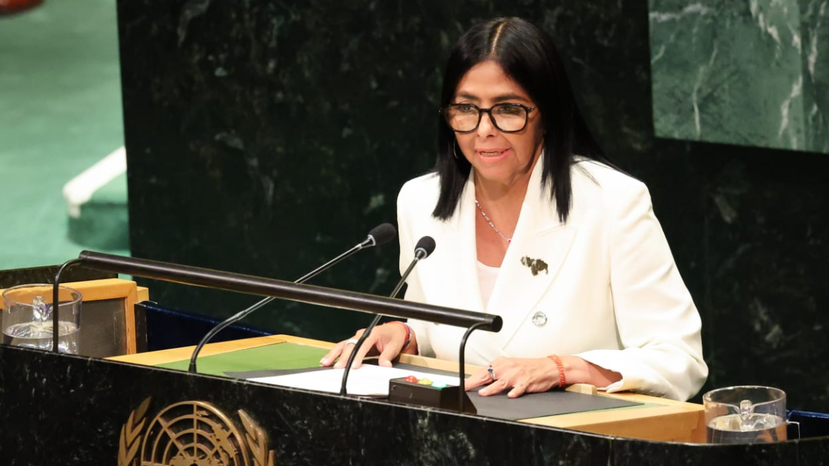 Claves del discurso de Delcy Rodríguez en la 81 Asamblea General de la ONU 