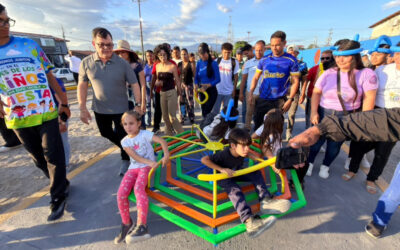 Inauguran Parque Deportivo Kaguacao en Cagua 