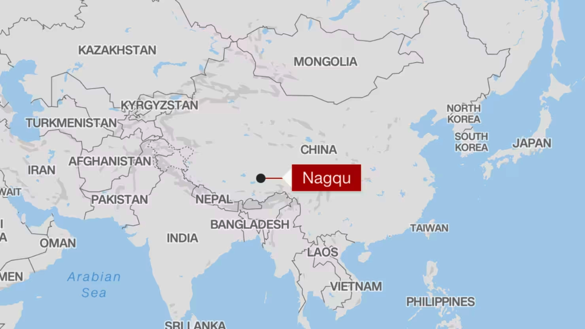 China: Sismo de magnitud 7 sacude el Tíbet