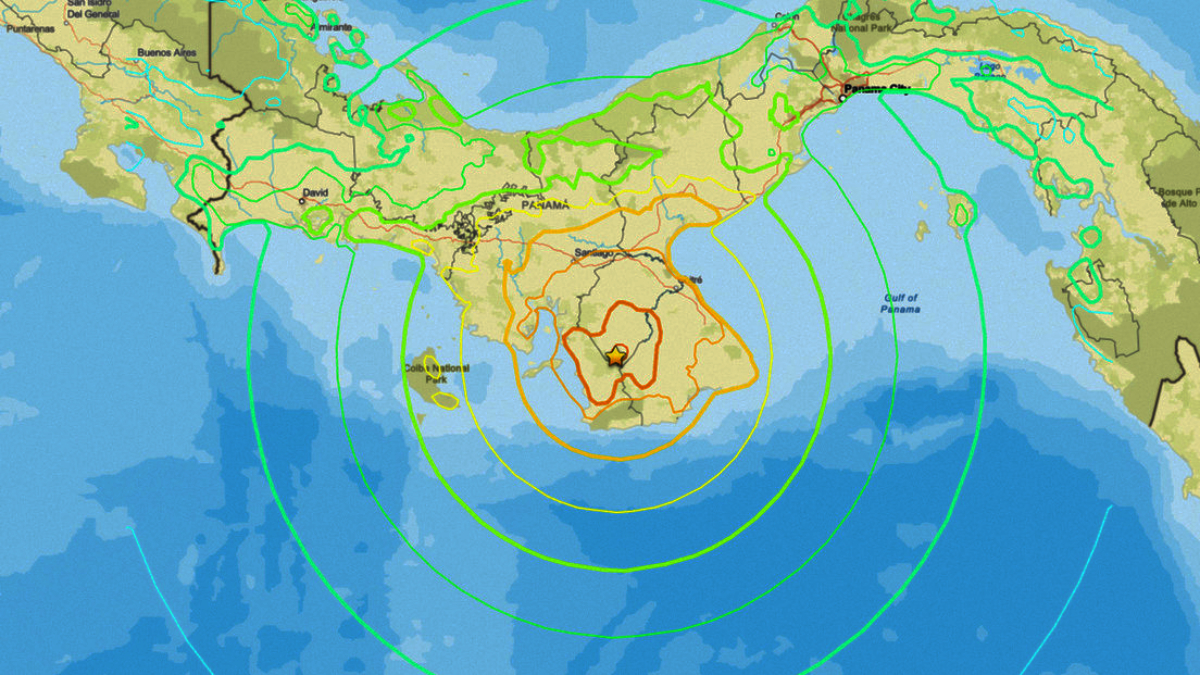 Terremoto de 7.2 se sintió en Panamá, alerta de tsunami para países cercanos